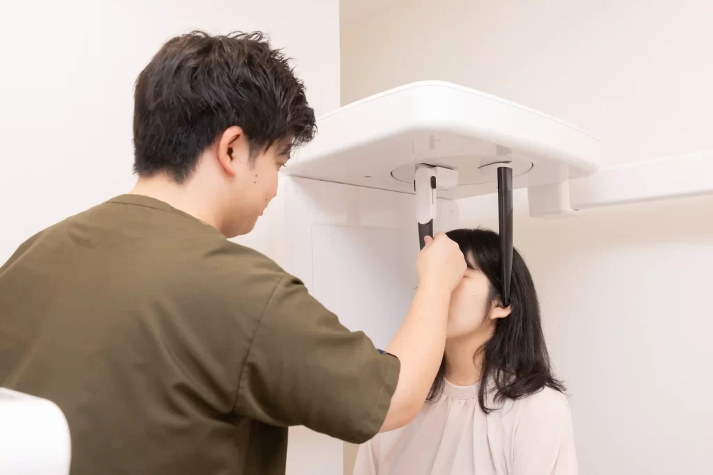 レントゲン撮影中