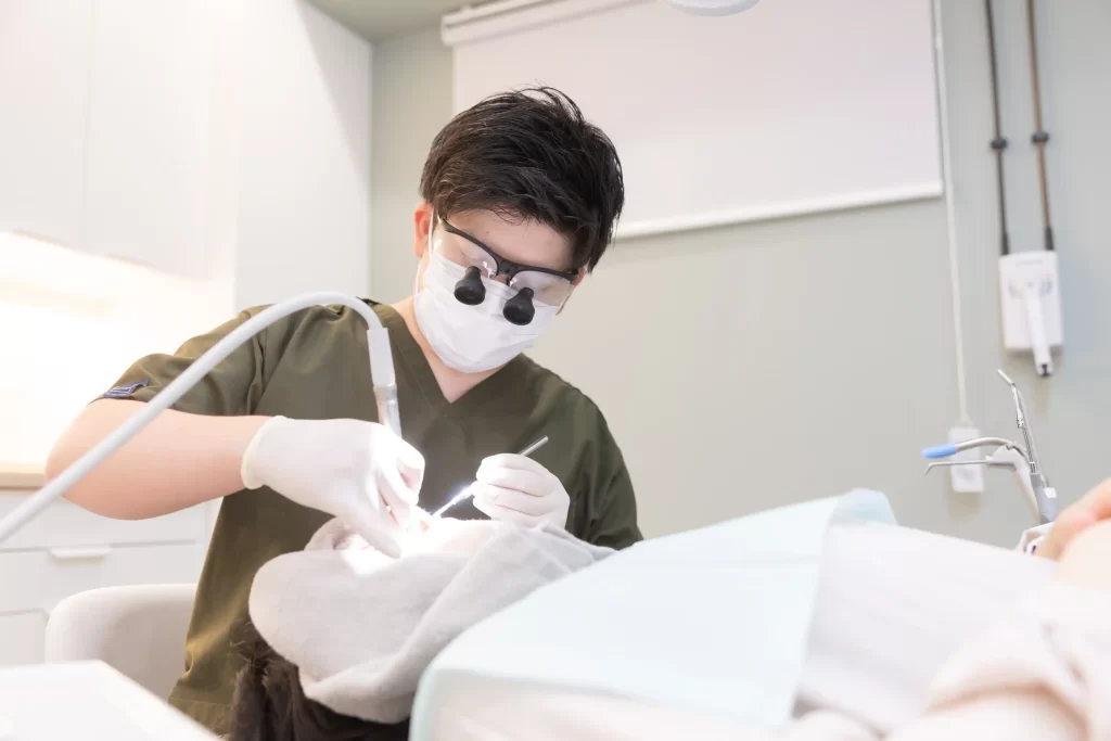 治療中の医院長