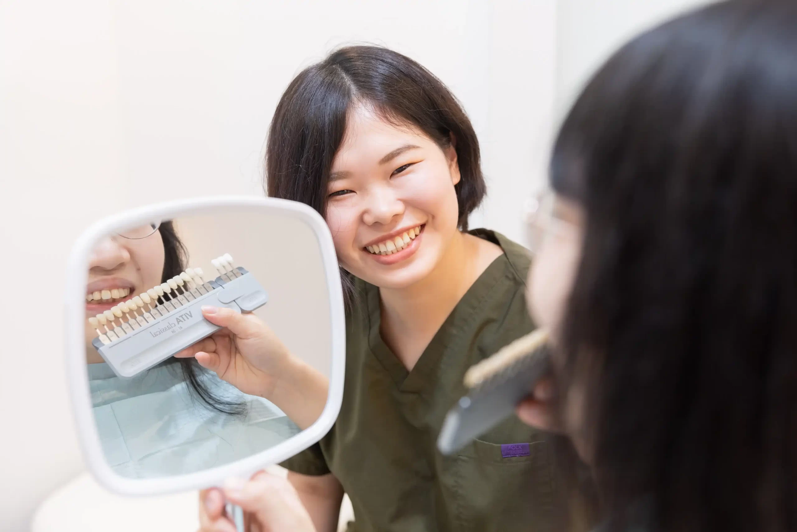 ホワイトニングの口元チェック